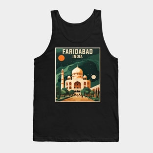 Faridabad India Vintage Tourism Travel Tank Top